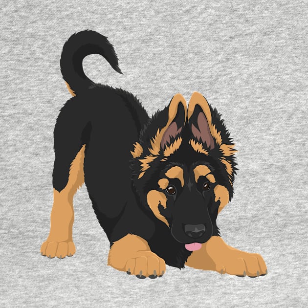 German Shepherd Puppy by lilnellan